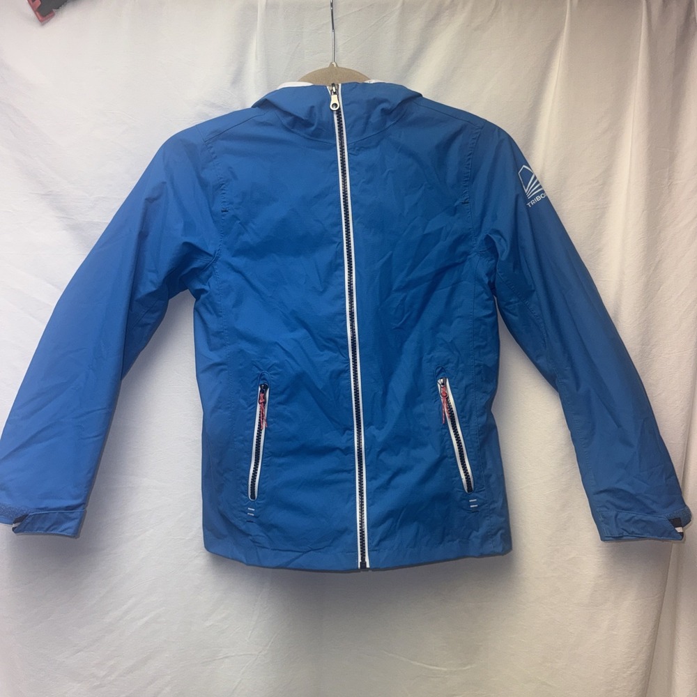 Tribord Boys Blue Waterproof Rain Coat Jacket Size 10 Years